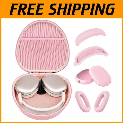 Protective Travel Headphone Case for AirPods Max - Pink - Image 1 of 4