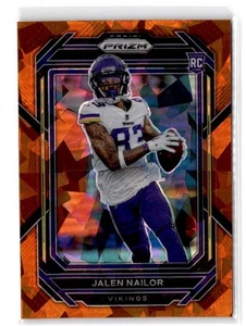 2022 Panini Prizm Jalen Nailor RC #358 Orange Ice Minnesota Vikings - Bild 1 von 2
