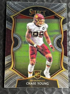 2020 Panini Select - Concourse Chase Young #64 (RC) Washington Commanders - Picture 1 of 2