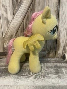Build A Bear My Little Pony Fluttershy Butterflies 14” Plush 2018 Glitter Wings - Picture 1 of 12