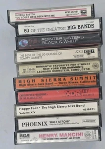 10 Lot Kassetten - Jazz - Love - Rock - Big Bands - Garrett, Pointer Sisters usw. - Bild 1 von 8