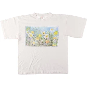 Vintage 1980'S EXCEL JUDY BUSWELL floral print art T-shirt made in the USA s... - Picture 1 of 10