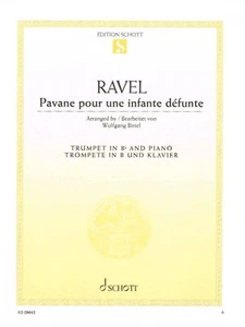 Pavane pour une infante defunte (for a Dead Princess)by Maurice Ravel for B Tr.. - Picture 1 of 1