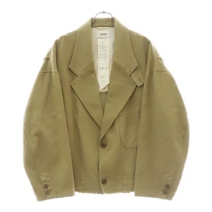 Doublet 21SS SILK CHINO CUT-OFF JACKET Cutoff 2B Tailored Beige 21SS10JK39 Used - Picture 1 of 8