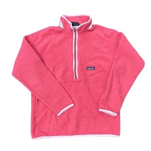 Girls Kids XL Patagonia Synchilla Marsupial Fleece Jacket Pullover Zip Pink - Picture 1 of 7