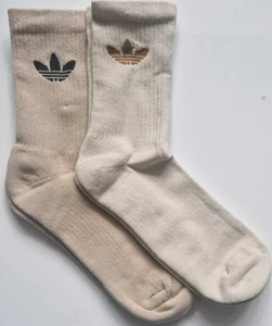 Adidas 2 Paar Socken Crew weiß/mehrfarbig - Größe 6-8--8-10--2er Pack begrenzter Lagerbestand - Bild 1 von 39