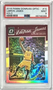 2016-17 Optic LeBron James PSA 9 Silver Holo Prizm SP #15 Rare First Year Optic - Bild 1 von 12
