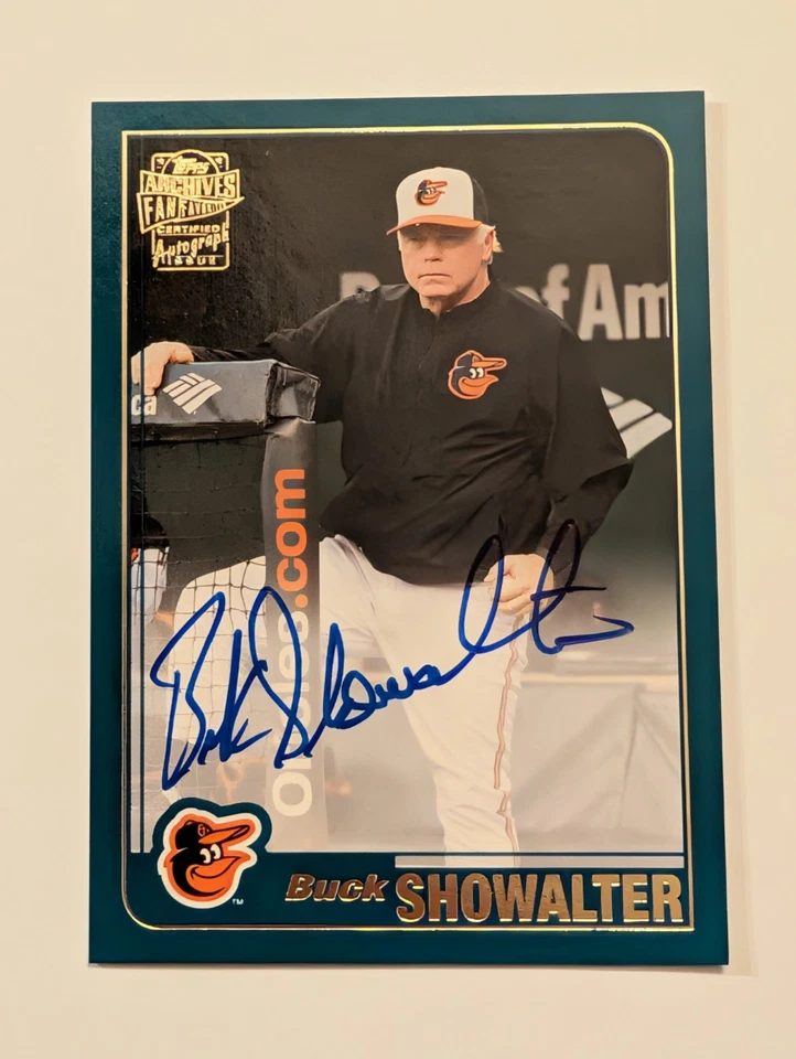 2020 Topps Archives Buck Showalter Fan Favorites Autographs #FFA-BS Orioles - Image 1 of 2