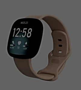Fitbit Versa 3 Aluminiumgehäuse mit Sportarmband Fitness Uhr Sportuhr Smartwatch - Bild 1 von 7