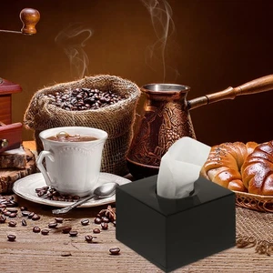 Caja de pañuelos rectangular para invitados de viaje soporte para servilletas baño para coche - Imagen 1 de 10