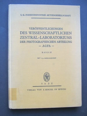 AGFA Veröffentlichungen d. wissenschaftlichen Zentral-Laboratoriums Photographie - Bild 1 von 2