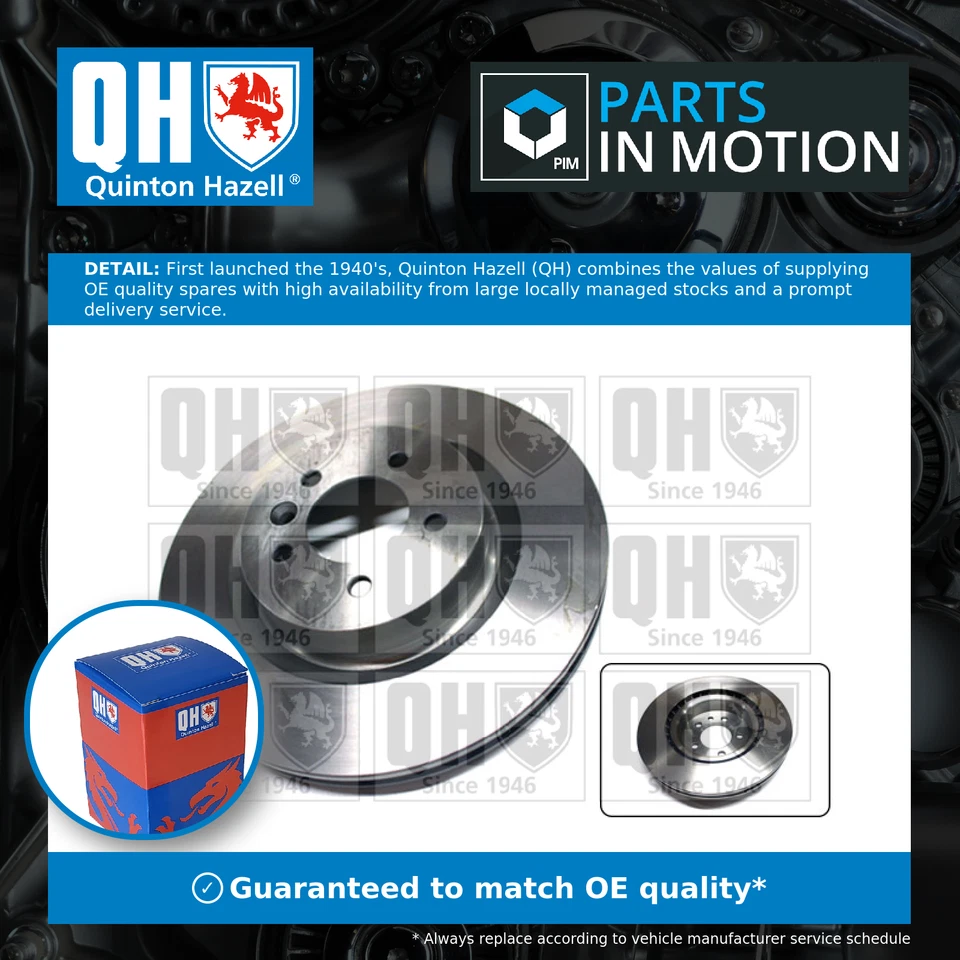 2x Brake Discs Pair Vented fits RANGE ROVER SPORT L320 4.4 Front 05 to 13 360mm - Изображение 1 из 4