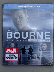 The Bourne Ultimate Collection (Blu-ray) 5 Disc SEALED Identity Supremacy - Picture 1 of 5