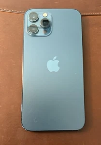 Apple iPhone 12 Pro Max - 128 GB - Pacific Blue (Unlocked) - Photo 1 sur 2