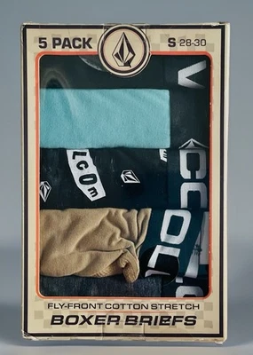 VOLCOM Men's VINTAGE N CLASSIC BOXER Briefs 4PK and  5pk  UNDERWEAR Size S-XL - Image 1 of 4