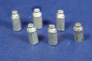 HO/HOn3 TALL MILK CANS WISEMAN MODEL SERVICES DETAIL PARTS CASTINGS #HO144 - Picture 1 of 1