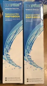 2 IcePure RWF5800A NEW Refrigerator Water Filters Frigidaire - Picture 1 of 2