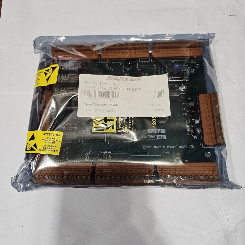 Markem 31A123.A Cimpak 300 I/O Interface PCB - Image 1 of 4