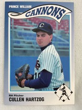 1990 Prince William Cannons Minor League Baseball Card#11-Cullen Hartzog