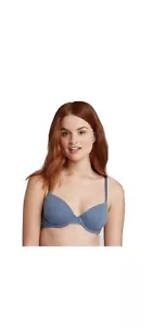 Auden Damen Everyday Cotton Demi leicht gefütterter T-Shirt BH Größe 34DD Neu mit Etikett - Bild 1 von 3