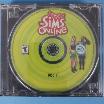The Sims Online PC CD-ROM 2002 4 Disc Set No Manual W/ Sim Collection Doc Disc  - Image 1 of 3