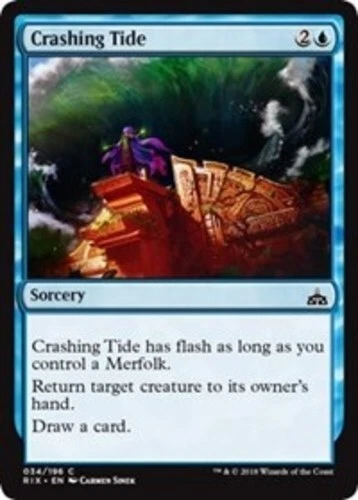 x1 Crashing Tide - Rivals of Ixalan - NM - MTG - Image 1 of 1