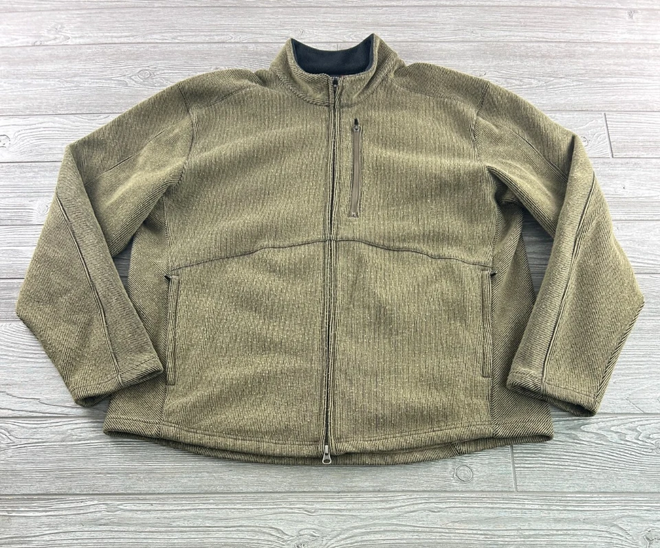 Chaqueta Royal Robbins Forrada de Vellón Cremallera Completa Lana Nylon Acrílico Mezcla Para Hombres XL Foto 1 de 4