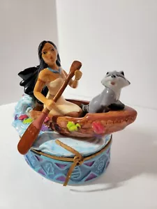 Disney Enesco "Pocahontas im Kanu" Musical #153036 - Bild 1 von 12