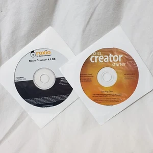Roxio Software Creator Starter & Creator 9.0 DE 2 CD Lot NEU VERSIEGELT Disk Burning - Bild 1 von 4