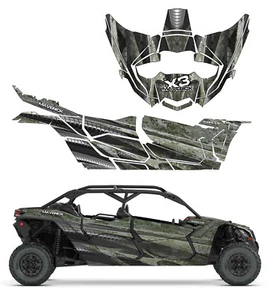 Can Am X3 Maverick MAC 4 Digital Camo F Design Graphic Kit Wraps Decals Off Road - Bild 1 von 2