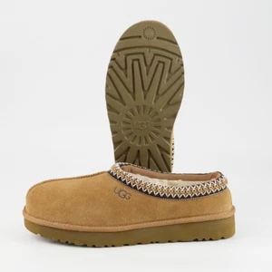 UGG Tasman Chestnut Women's Slipper Suede Upper With Sheepskin Lining - Picture 1 of 10