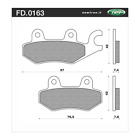 New NEWFREN Rear Brake Pad - Touring Organic For TRIUMPH 1-FD0163-BT