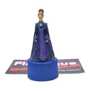 Star Wars Padme Amidala #4 EP2 PEPSI BOTTLE CAP TOP MINI FIGURE JAPAN TOPPPER - Picture 1 of 9