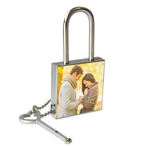 LUCCHETTO QUADRATO personalizzato con la tua FOTO!!!!!!!!!! - Foto 1 di 1