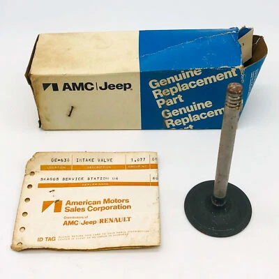 AMC Jeep 3229657 Intake Valve Standard OEM NOS 1981-86 Cher Wag J10 J20 Open Foto 1 de 4