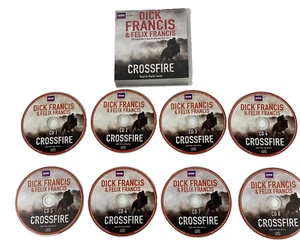 Audio Book CD Set (8 cds) Dick Frances - Crossfire - Read by Martin Jarvis - Picture 1 of 4