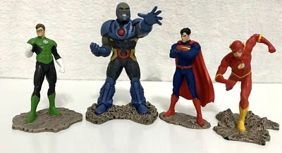 Lote de 4 figuras de acción coleccionables Schleich 2014 Justice League DC Comics Foto 1 de 4