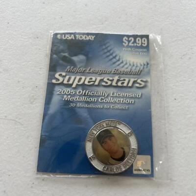 NEW YORK METS CARLOS BELTRAN BASEBALL SUPERSTARS 2005  MEDALLION COLLECTION - Image 1 of 2