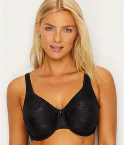 NWT NEW Wacoal 855244 Clear and Classic Underwire Bra Black Size 34C - Picture 1 of 3
