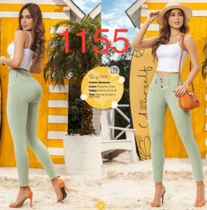 JEANS COLOMBIANOS CAR1155 Authentic Colombian Push Up Jeans, Jean Levanta cola - Picture 1 of 1