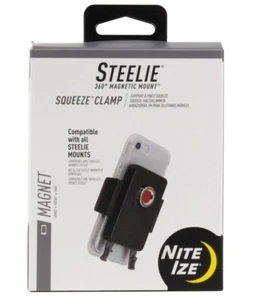 Nite Ize Steelie 360° Magnetic Mount Squeeze Clamp  Versatile Adjustable  IPhone - Picture 1 of 5