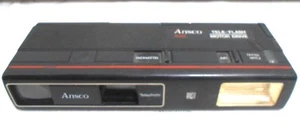 Vintage Ansco 412 Tele-Flash Motor Drive Camera Black 110 Film - Picture 1 of 8