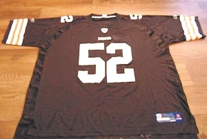 REEBOK NFL EQUIPMENT CLEVELAND BROWNS D'QWELL JACKSON JERSEY SIZE 4XL - Picture 1 of 2