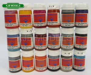 RailMatch 18ml Acrylic Paints - Choice Of Colours - 68 To Choose From - Picture 1 of 70