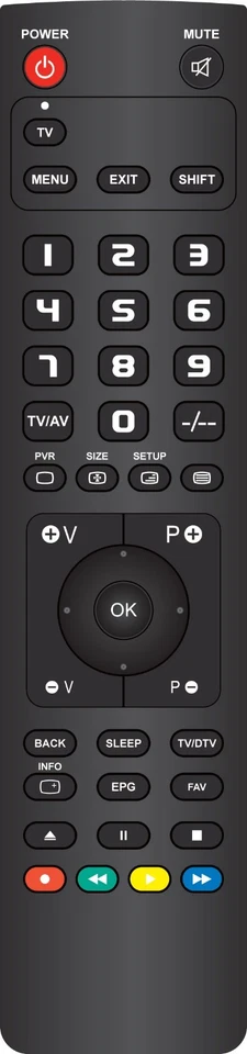 Remote Control for SANSUI TV Model/s      FHD-3210    SAKURA-HI-END - Image 1 of 4