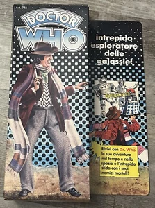 Doctor Who 4th Doctor Tom Baker Action Figure with Italian Variant By Harbert - Picture 1 of 4