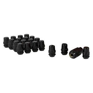 Black Chrome Cone Seat Acorn Wheel Locks Fits 2015-2020 Lincoln Navigator - Picture 1 of 4