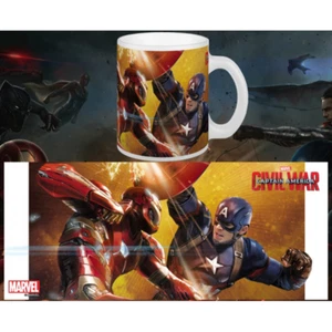 Semic Avengers Captain America Civil War Tazza Captain America vs Iron man Mug - Imagen 1 de 1