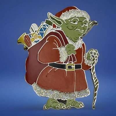 Prendedor Disney Star Wars Silent Knight-Jedi Knight Santa Yoda 2014 Foto 1 de 4