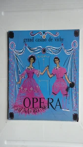 ANCIEN PROGRAMME GRAND CASINO DE VICHY OPERA 1957 - Picture 1 of 4